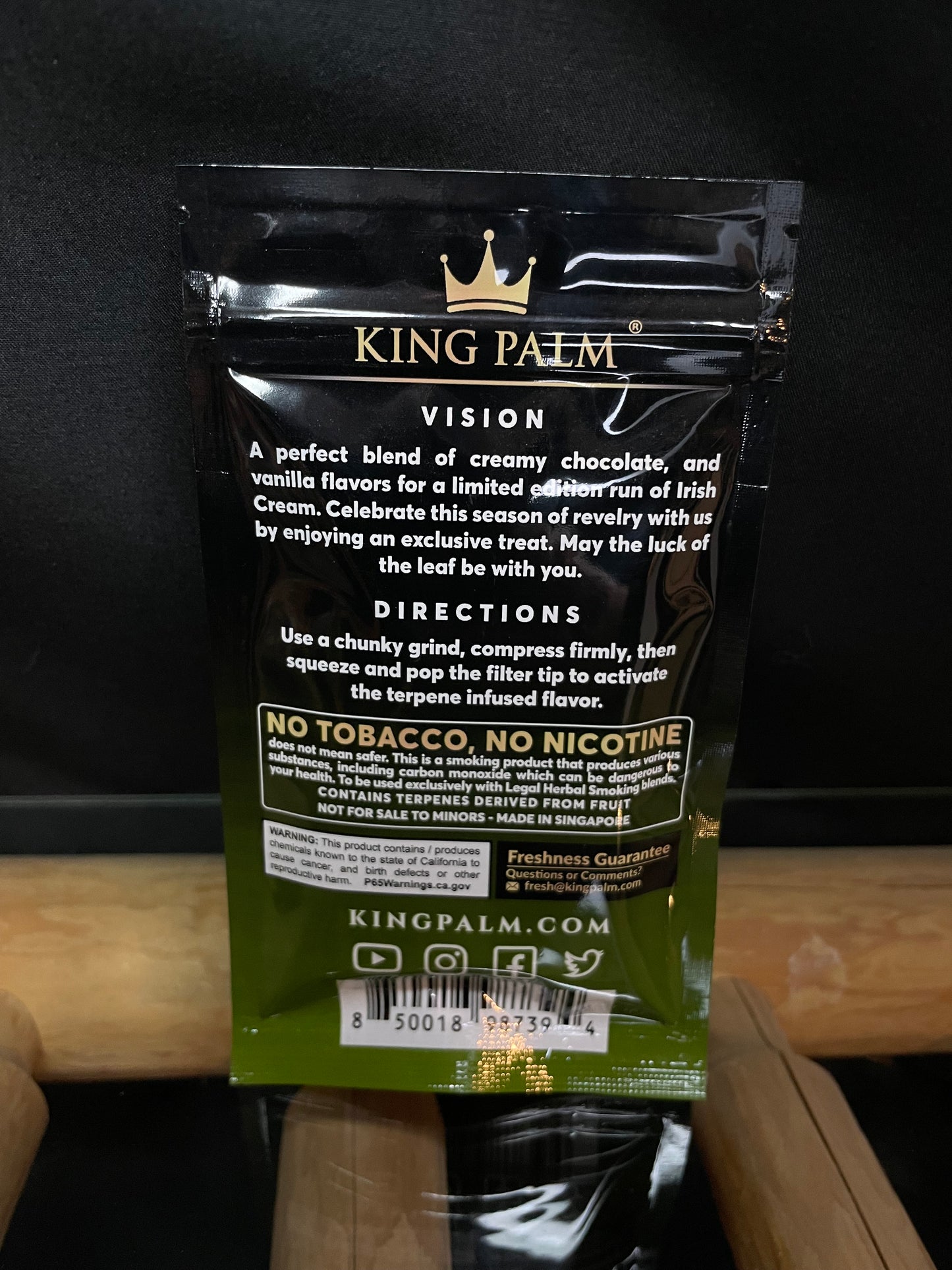King Palm Irish Cream Wraps