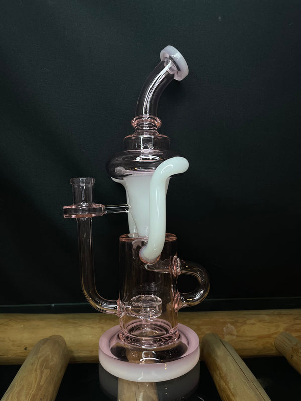 Pink Recycler Dab Rig