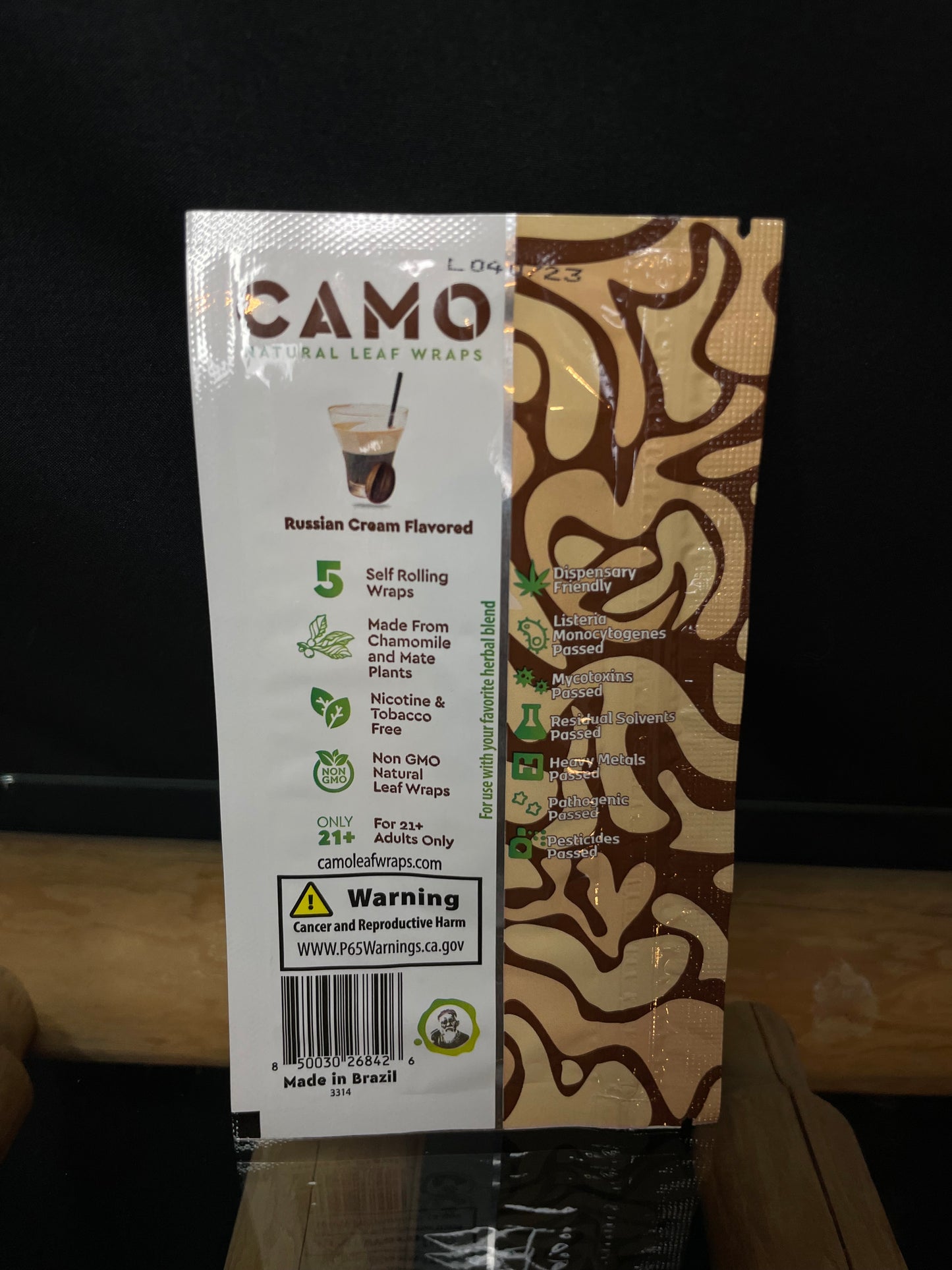 Camo Russian Cream Wraps
