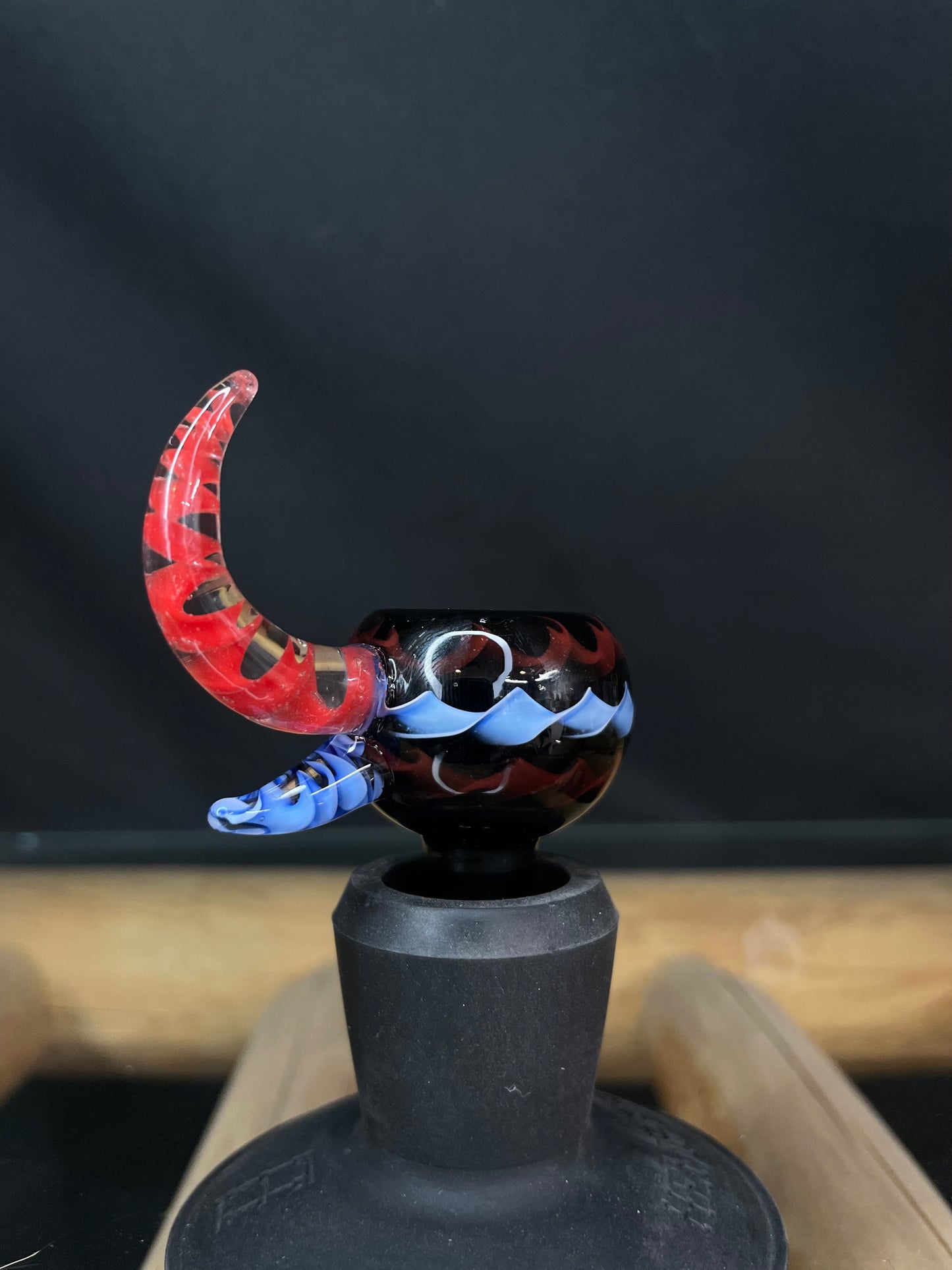 Colorful Double Horn Bowl Piece