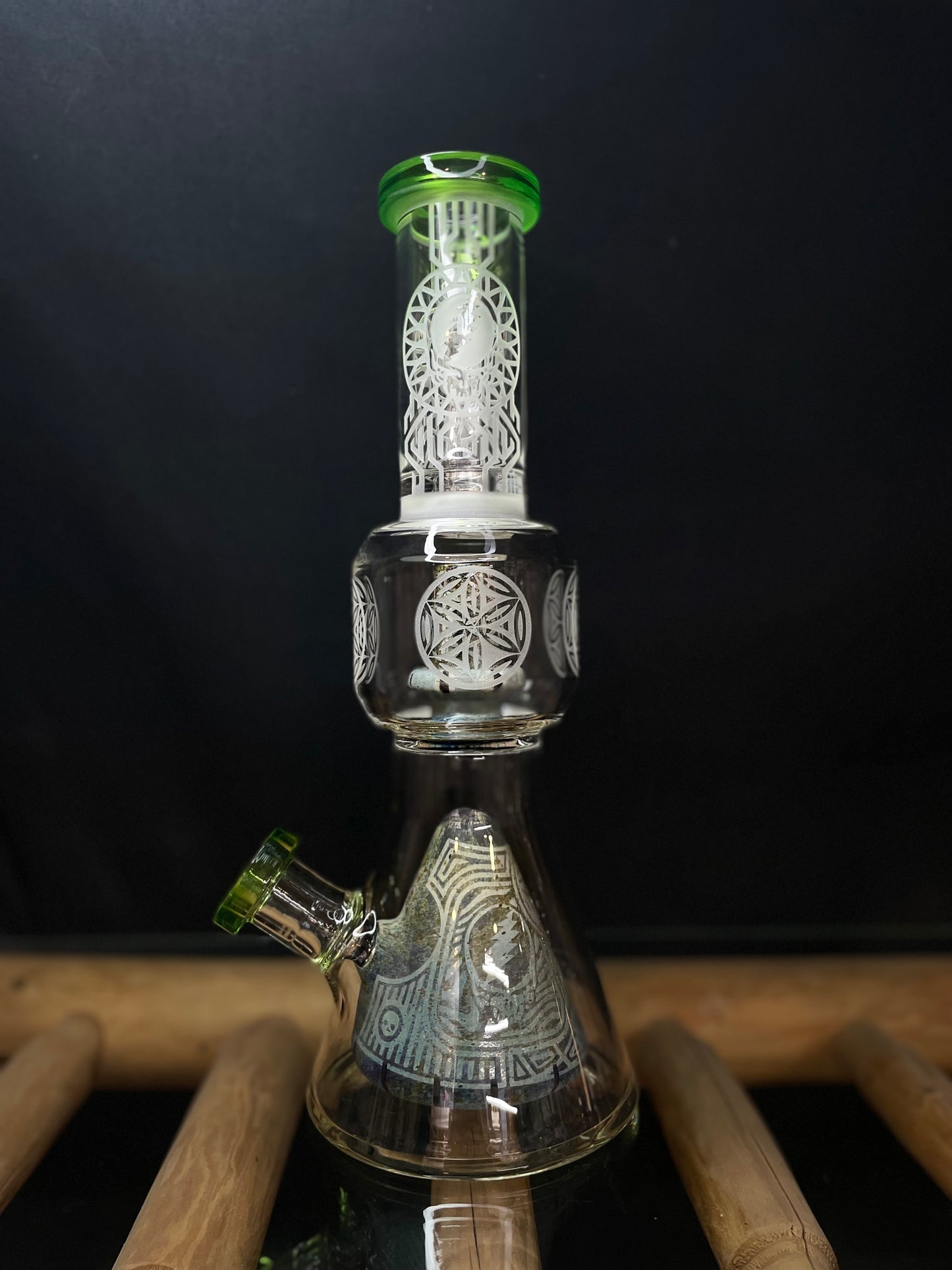 Etched Glass Bong
