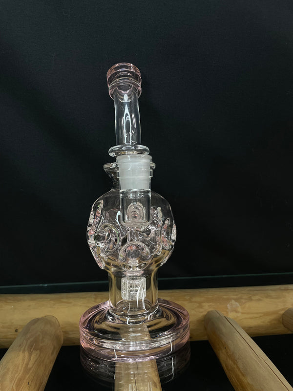 Glass Swiss Cheese Dab Rig