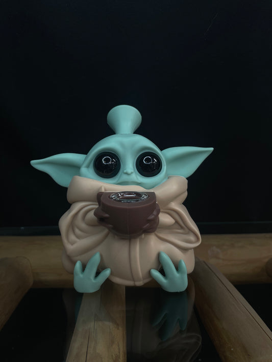 Baby Yoda Silicone Bong
